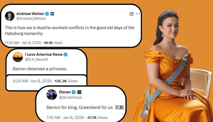 Barron Trump-Princess Isabella match campaign goes viral, sparks online buzz