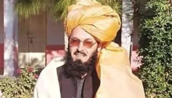 A photo of JUI-F leader Maulana Sultan who was killed in a remote-controlled blast in Wana, Lower South Waziristan, KP. — Screengrab via YouTube/Geo News