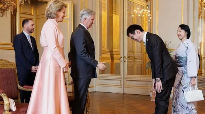 King Philippe, Queen Mathilde begin year with ceremonial palace event