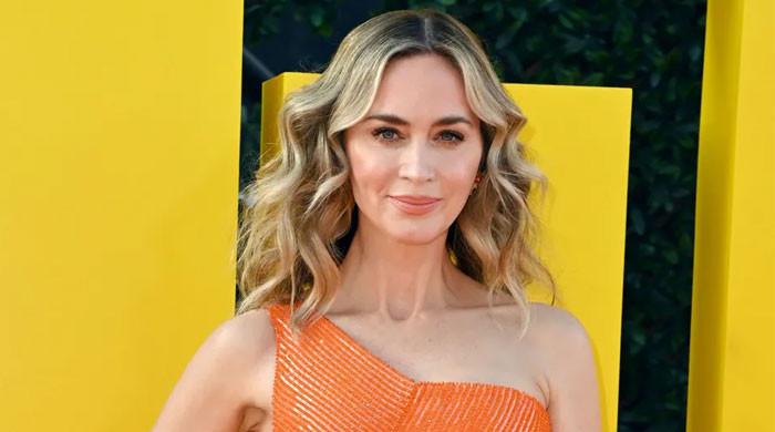 Emily Blunt dazzles in bejeweled fit at latest red carpet appearance