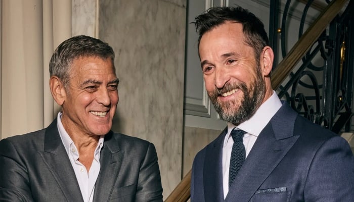George Clooney, Noah Wyle share emotional reunion on AARP Awards