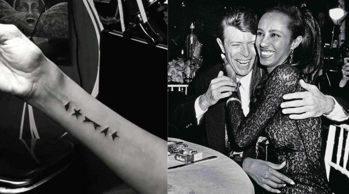Iman honours late legend David Bowie with touching tattoo tribute