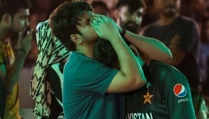 Representational image of Pakistani youngsters reacting to a cricket match between Pakistan and India in the ICC T20 World Cup 2024 in New York. — Reuters