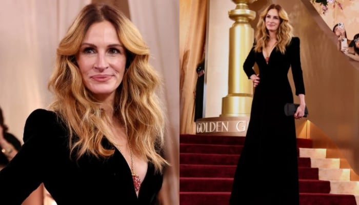 Julia Roberts receives standing ovation at Golden Globe Awards