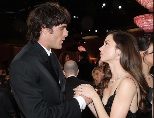 Ana de Armas, Jacob Elordi cozy Golden Globes reunion steals attention