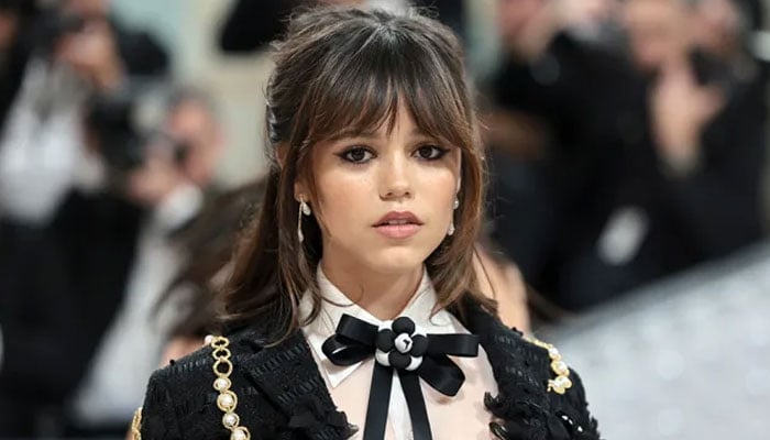 Jenna Ortega gives modern twist to ‘Wednesday’ persona for awards season