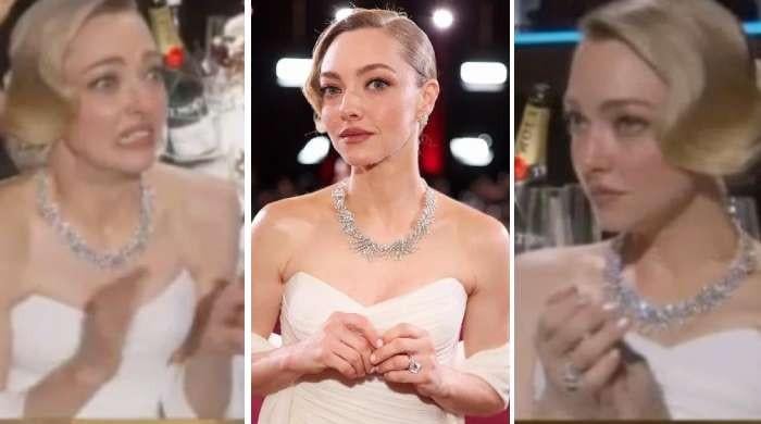 Amanda Seyfried's reaction to losing at the Golden Globes goes viral