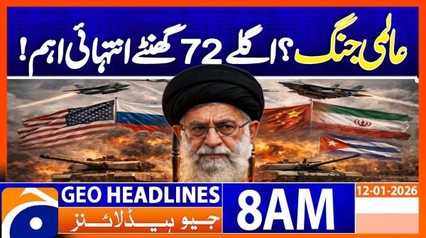 Geo Headlines 8AM | 12 January 2026