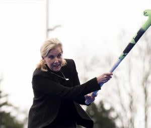 Duchess Sophie's hockey aim is too good to be true