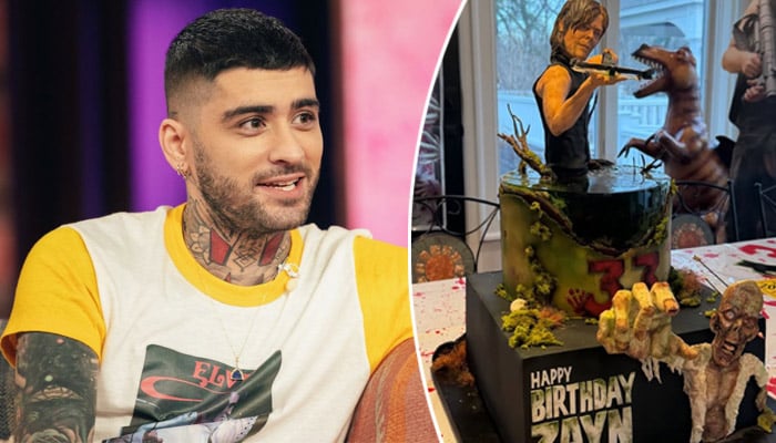 Inside Zayn Malik’s spooky birthday bash with ‘the sickest cake