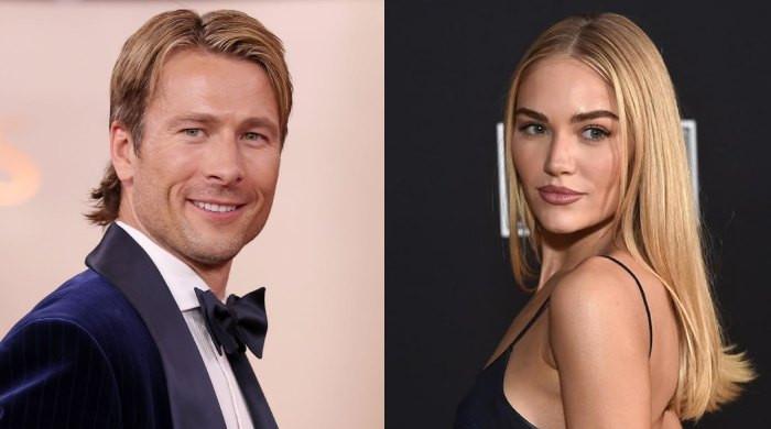 Glen Powell attends Golden Globes afterparty with beau Michelle Randolph