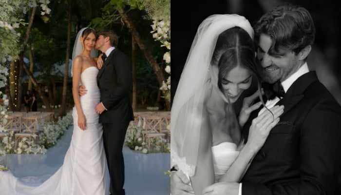 Drew Taggart met wife Marianne Fonseca at Oscars party in 2023