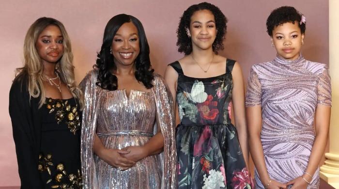 Shonda Rhimes graces ‘Bridgerton' Paris premiere with her daughters