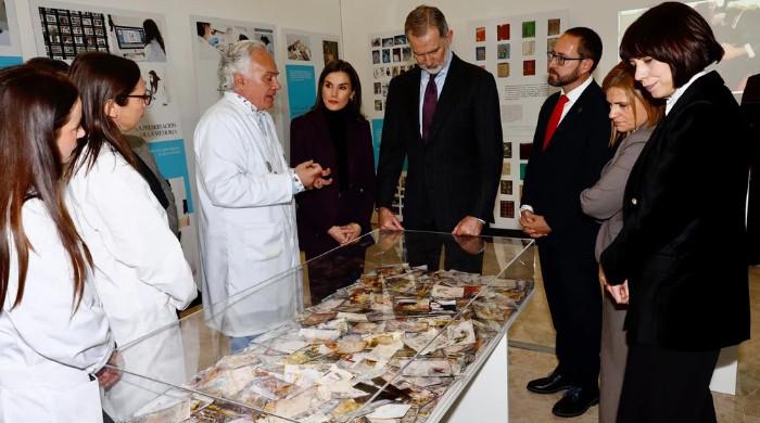 Spanish royals make joint appearance to Valencia in deep meaning