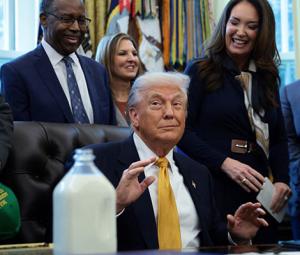 Trump says Iran unrest may be easing