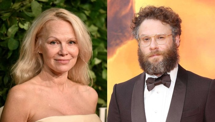 Pamela Anderson on seeing Seth Rogen at 83rd Golden Globes
