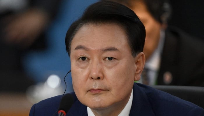South Koreas former president Yoon Suk Yeol attends the third session of the G20 Leaders Meeting in Rio de Janeiro, Brazil, on November 19, 2024. — AFP