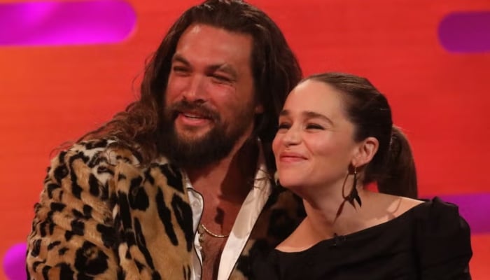 Jason Momoa, Emilia Clarke send fans into frenzy as they reunite