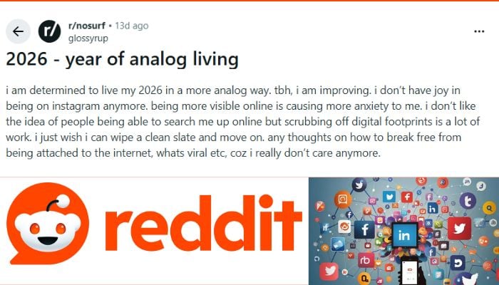 Credit: Screenshot of Reddit post via /r/nosurf