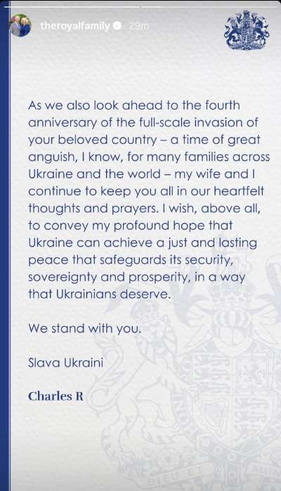 King Charles offers moral support to Ukrainians: Read his full letter