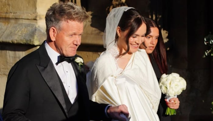Gordon Ramsay proves hes just like any dad in emotional wedding video