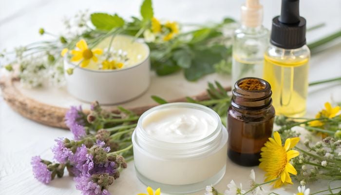 A representational image showing skincare products. — Canva