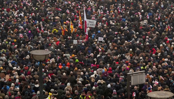 Protesters take part in a demonstration to show support for Greenland in Copenhagen, Denmark January 17, 2026. — Reuters