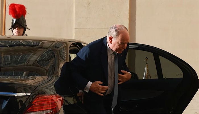 Prince Albert stands tall and confident on royal duty