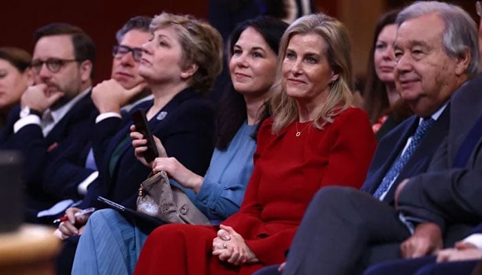 Duchess of Edinburghs monochrome magic at UN anniversary event