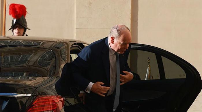 Prince Albert bounces back after 'short' scalp procedure to meet Pope