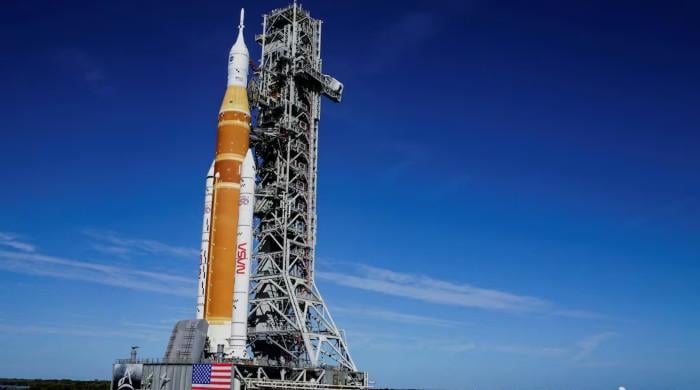 Nasa rolls giant SLS rocket to launchpad for second Artemis moon mission