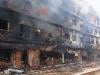 Gul Plaza fire burns for over 15 hours, six dead, several missing