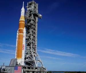 Nasa rolls giant SLS rocket to launchpad for second Artemis moon mission