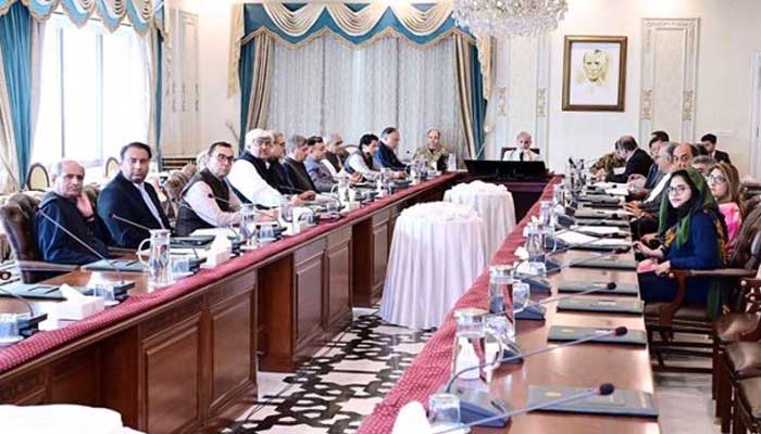 Prime Minister Muhammad Shehbaz Sharif chairs a meeting regarding civil service reforms on July 18, 2025. — APP