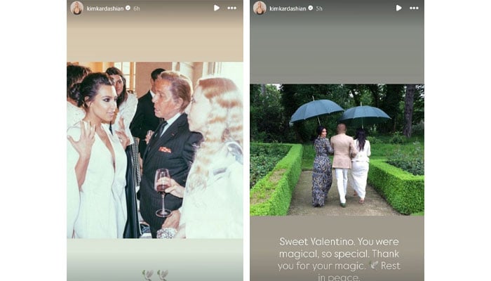 Kris Jenner bids farewell to fashion icon Valentino in emotional tribute