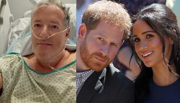 Prince Harry, Meghan Markle stay silent as Piers Morgan rushes to hospital