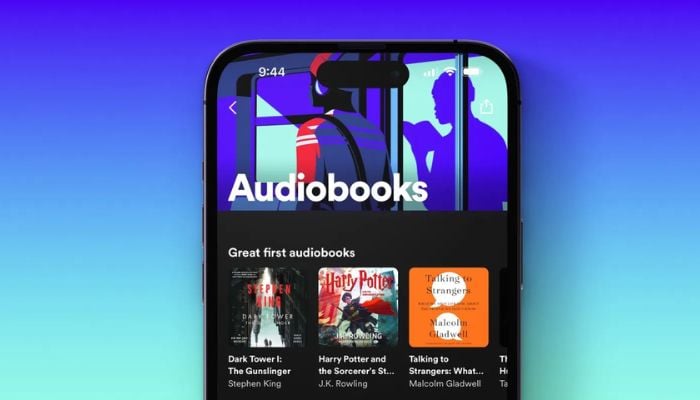 Spotify’s new feature sync audiobooks with paper books
