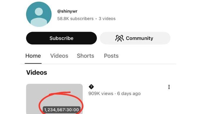 Truth behind YouTube's longest video spanning 1.7 billion hours