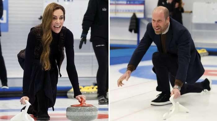 Princess Kate beats Prince William in friendly curling competition