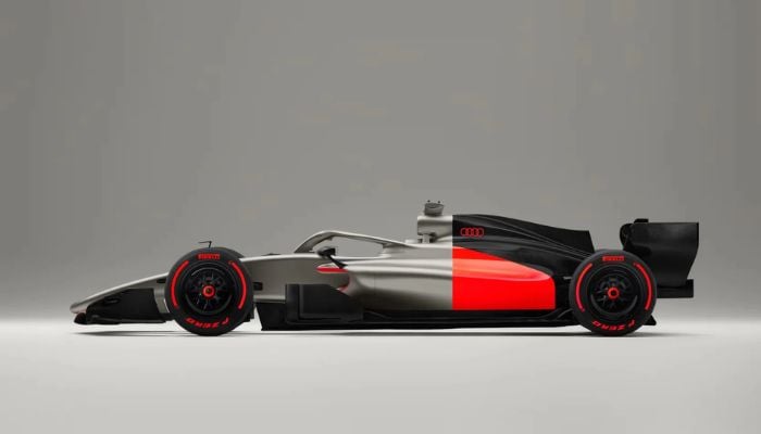 Audi reveals 2026 f1 livery, but hides car design