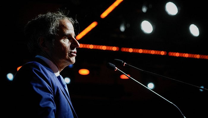Rafael Grossi, Director General of the International Atomic Energy Agency (IAEA), outlines his priorities as a candidate for United Nations Secretary-General during an event framing his bid around diplomacy, sustainable development and international cooperation, in Buenos Aires, Argentina, December 22, 2025. — Reuters