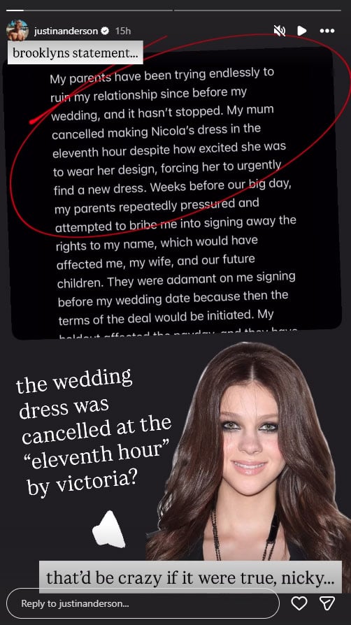 Nicola Peltzs ex-stylist blasts ongoing Beckham drama: ‘Bad apple