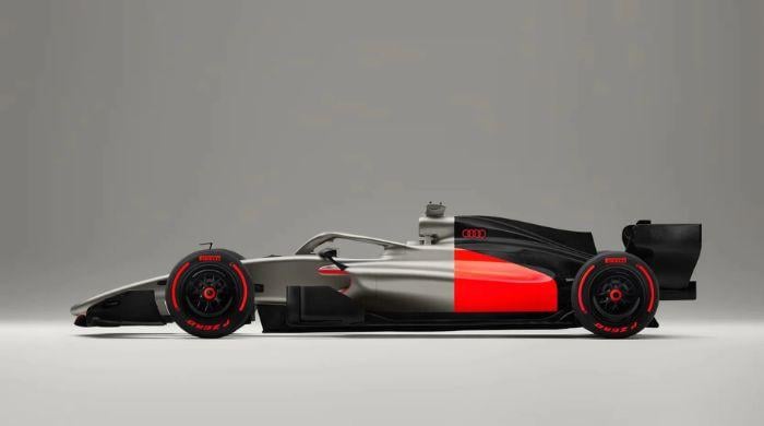 Audi reveals 2026 f1 livery, but hides car design 