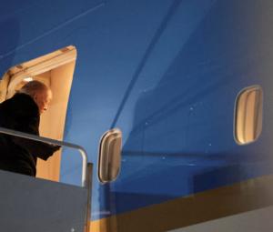 Why did Trump's Davos-bound plane turn back mid-flight?