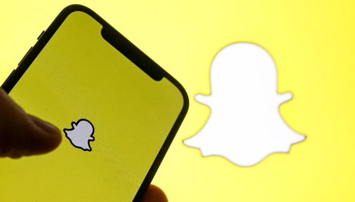 Image shows the logo of US online messenger Snapchat. — AFP