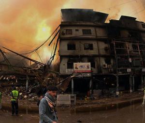 Authorities prepare Gul Plaza fire timeline using CCTV footage