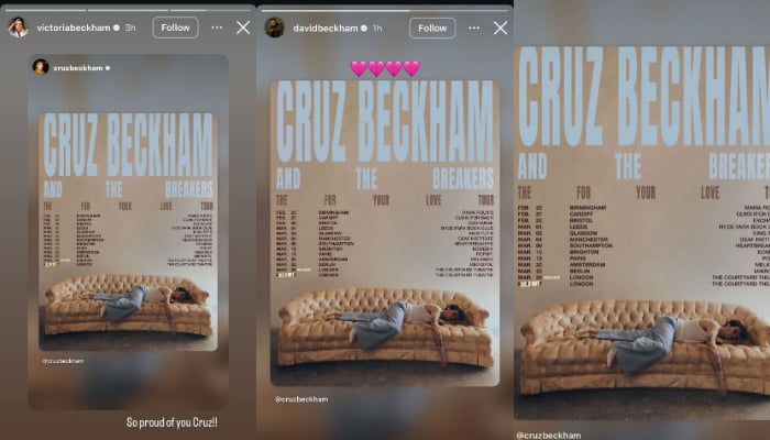 Cruz recently released new music, and Victoria’s supportive words highlight her pride in what hes doing