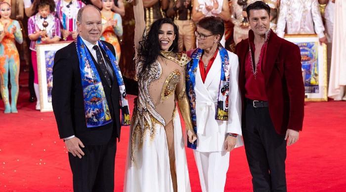Prince Albert of Monaco applauds night of excellence: watch