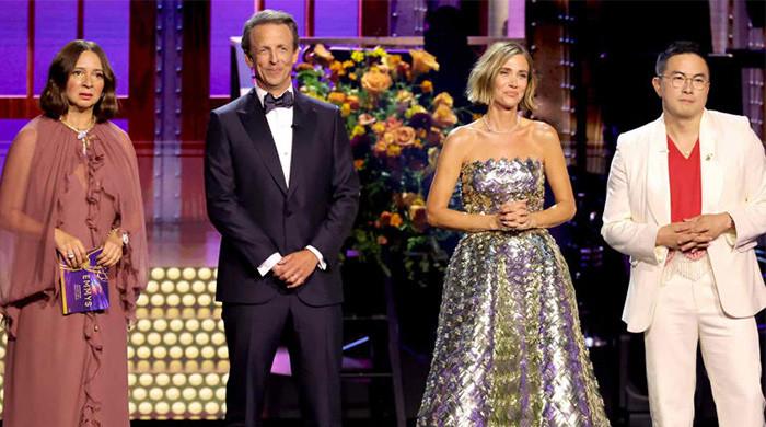 Bowen Yang, Kristen Wiig recall Emmy chaos that left Matt Bomer brushed off