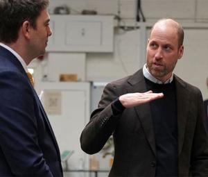 Prince William jokes about having 'Princess Charlotte' at home